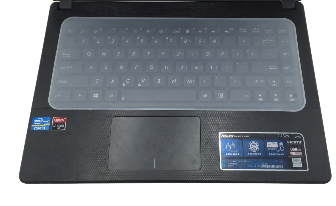 Trang bị vỏ bọc bàn phím bằng silicone cho laptop